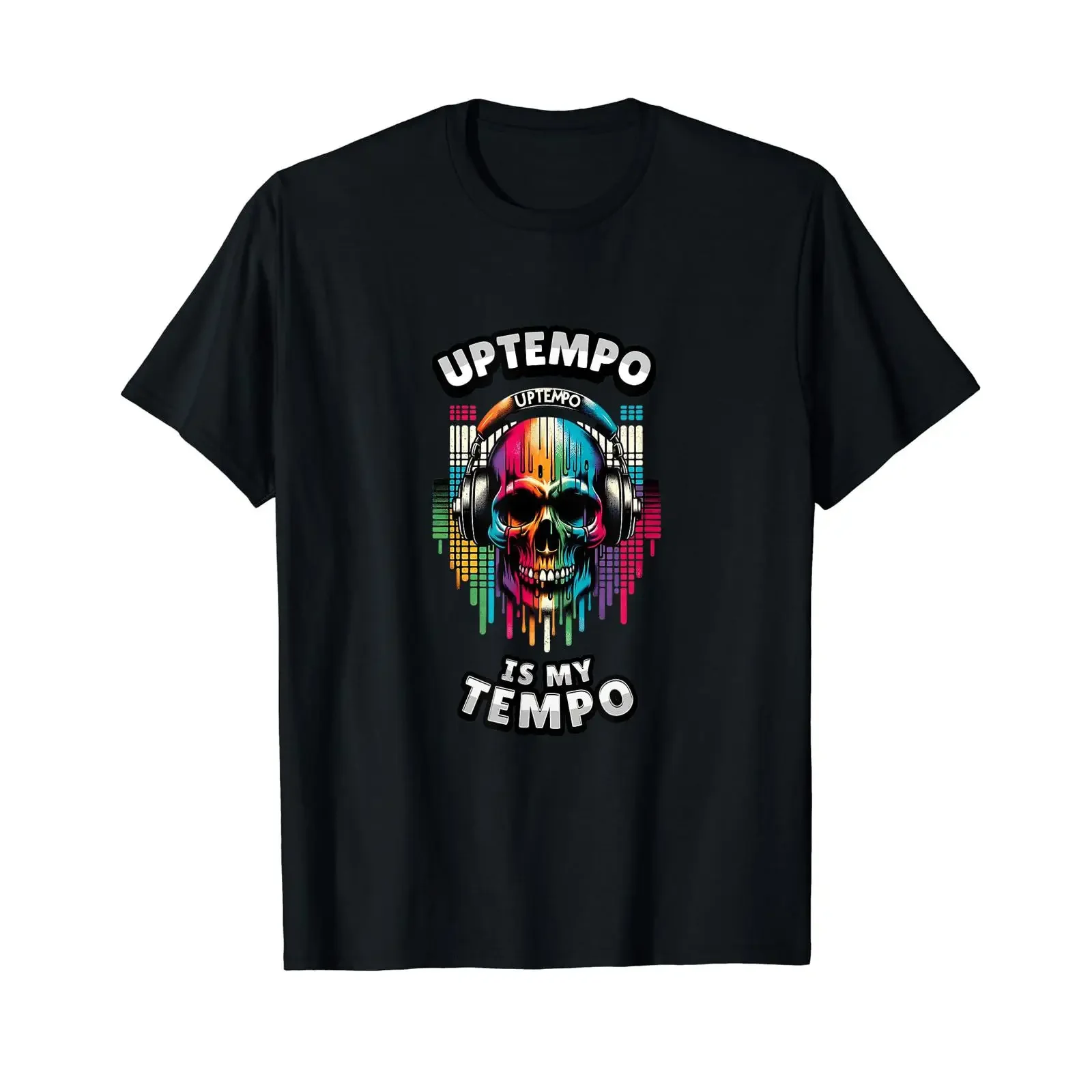 Vibrant DJ graphics Electronic music enthusiast T shirt vintage Washed Comfortable Versatile designer clothes