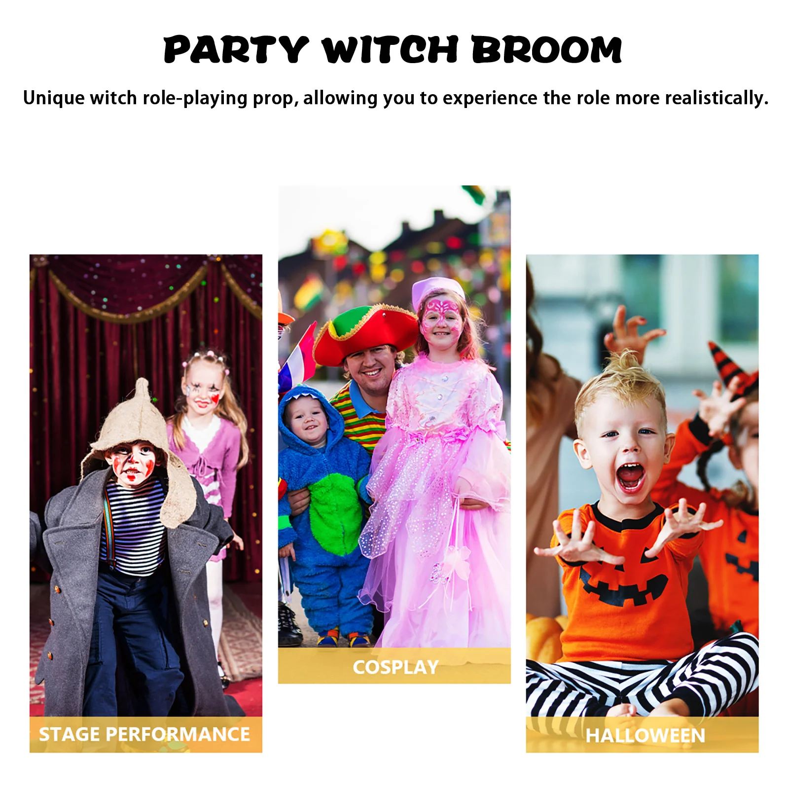 

Хэллоуин ведьма метла косплей метла прочный пластиковый марлевый материал съемный легкий для ведьмы-волшебника вечерние реквизит украшения