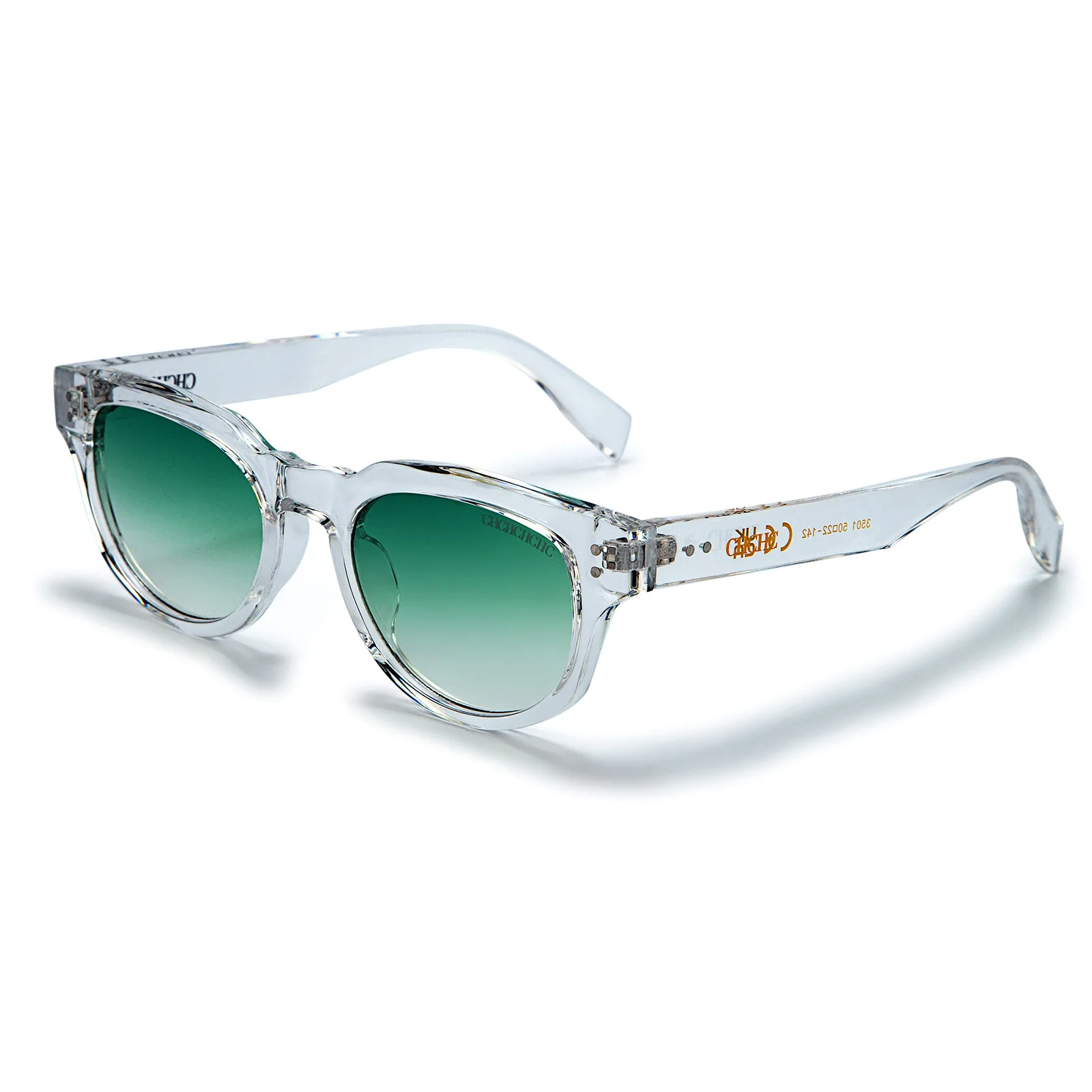 Trendy Baddie Square Sunglasses Women Retro High-end UV Protection Shades Premium Gift Box Packed