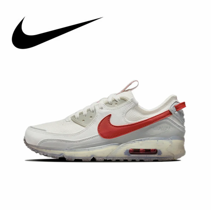 Nike Air Max 90 Terrascape Gym Red Vintage Running Shoes for Men and Women DQ3987-100