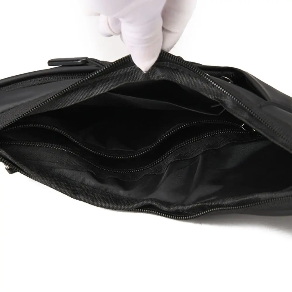 Bolsa de pecho antirrobo impermeable, resistente al desgaste, correas de hombro ajustables, ajuste cerrado, bolsa de pecho, película de cuero, gran capacidad