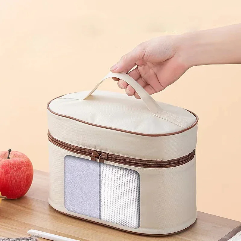 Insulation bag aluminum foil lunch box bag student lunch bag portable insulation rice bag   lunch bags M1031