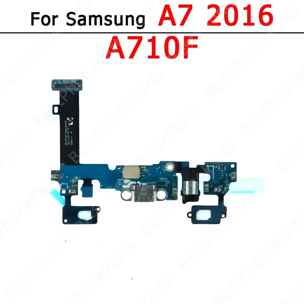 Carte de charge pour Samsung Galaxy A7 2018 A8 A9 Pro 2019 A3 A5 2016, connecteur USB, plaque PCB, pièces de rechange