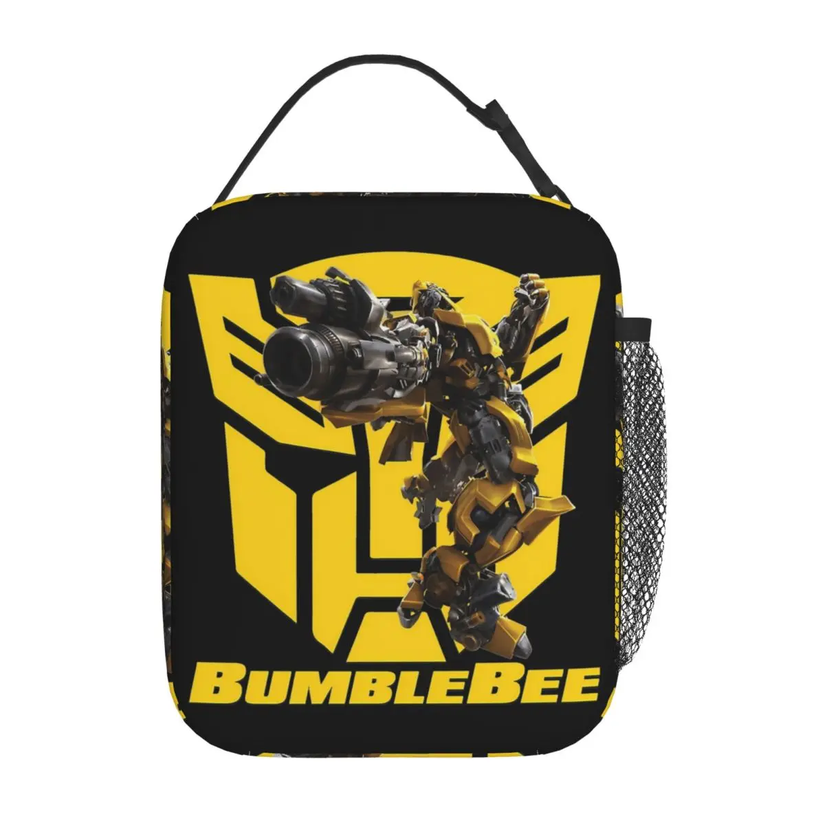 Bumblebee Transformers Accessories Insulated Lunch Bag For Travel Food Container Portable Cooler Thermal Lunch Boxes