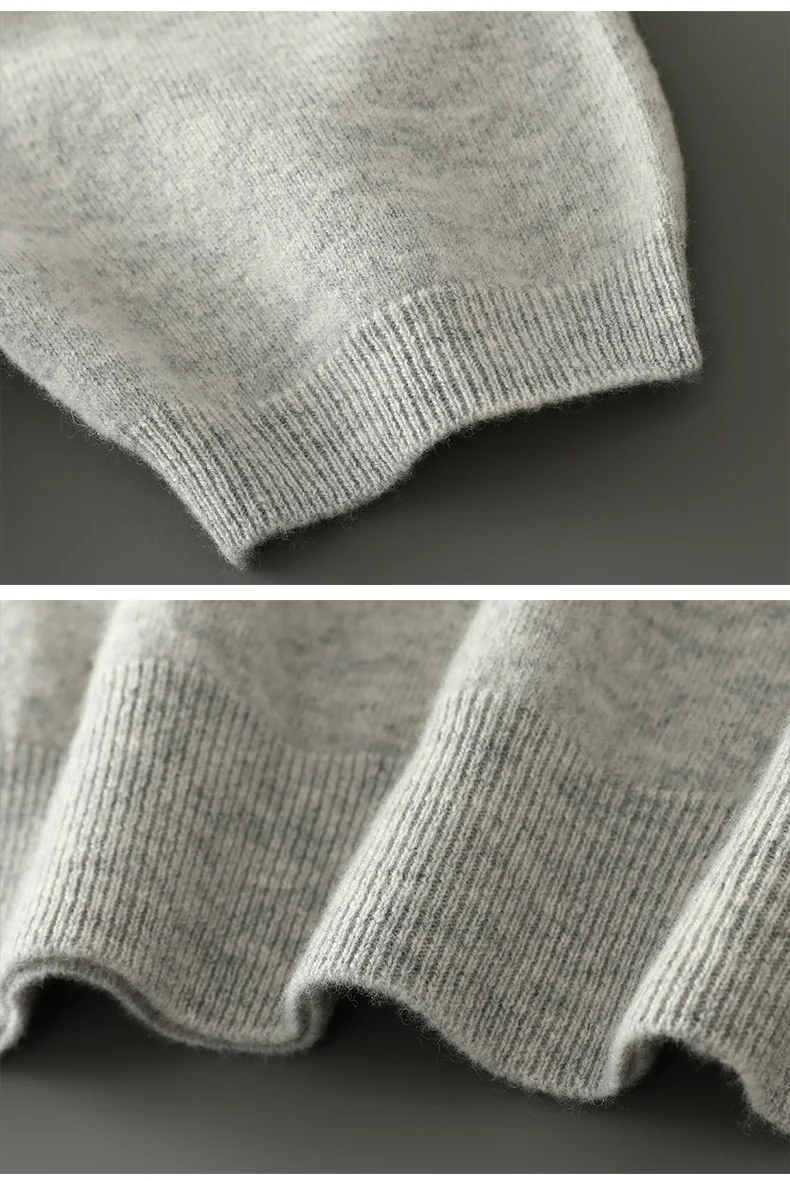 2026 Frühjahr/Sommer Neu Rundhals Herren Kurzarm Einfarbiges Strickshirt Mode T-Shirt Wolle Kurzarm Große Locker Sitzende Passform – Detail 19