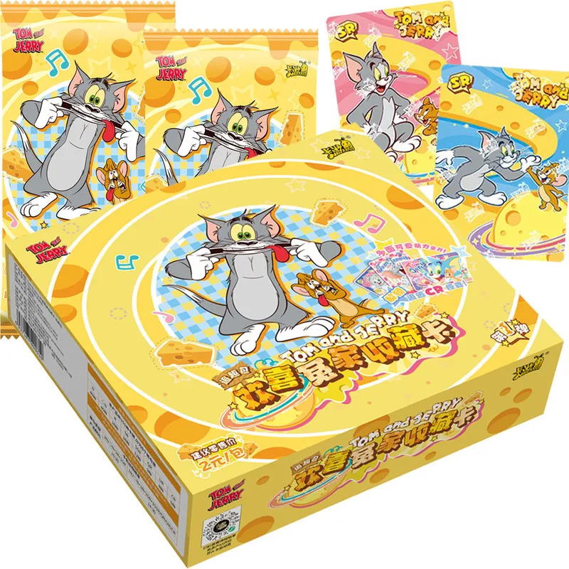 Tom and Jerry First Bullet Blind Box KAYOU Parallel Stills Cartoon Collectible Cards Trading Cards Gift for Fans