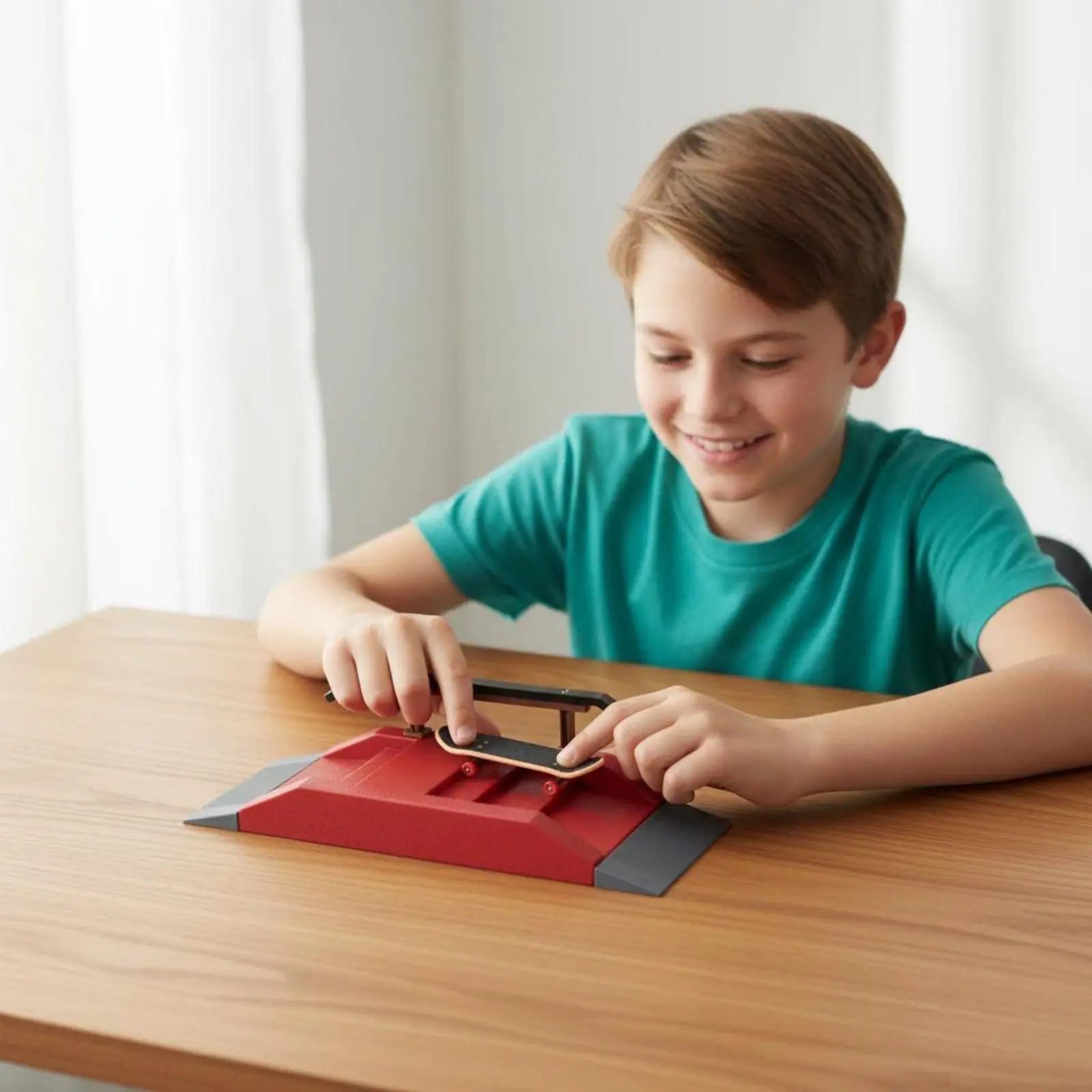 Fingerboard Ramp Kit Complete Set Improves Coordination for Travel