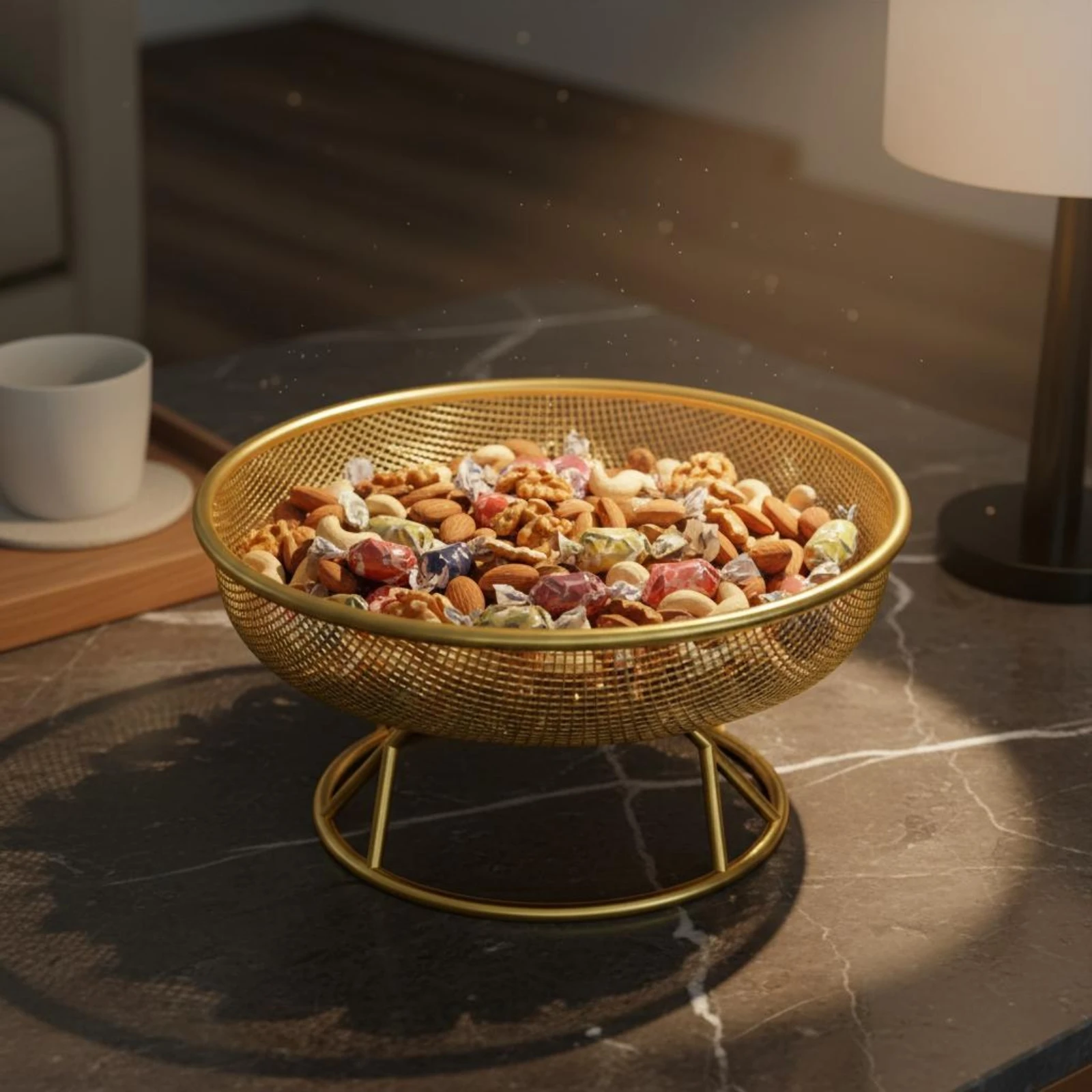 mesh-fruit-basket-rolled-rim-pedestal-fruit-bowl-serving-tray-modern-design-household-storage-no-assembly