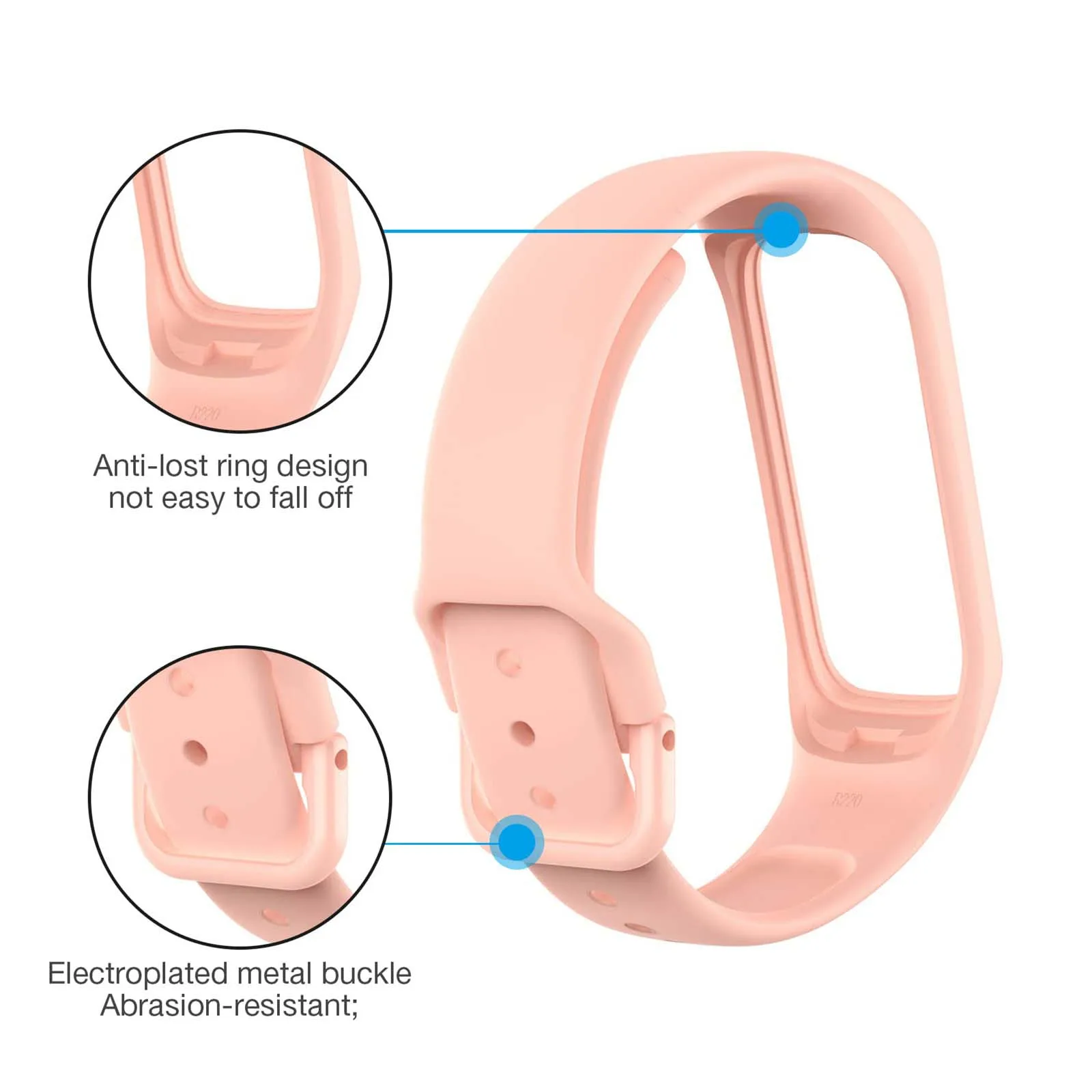 삼성 갤럭시 핏 2 스트랩 실리콘 스포츠 시계 밴드 삼성 갤럭시 핏2 R220 스마트 밴드 스트랩 액세서리
