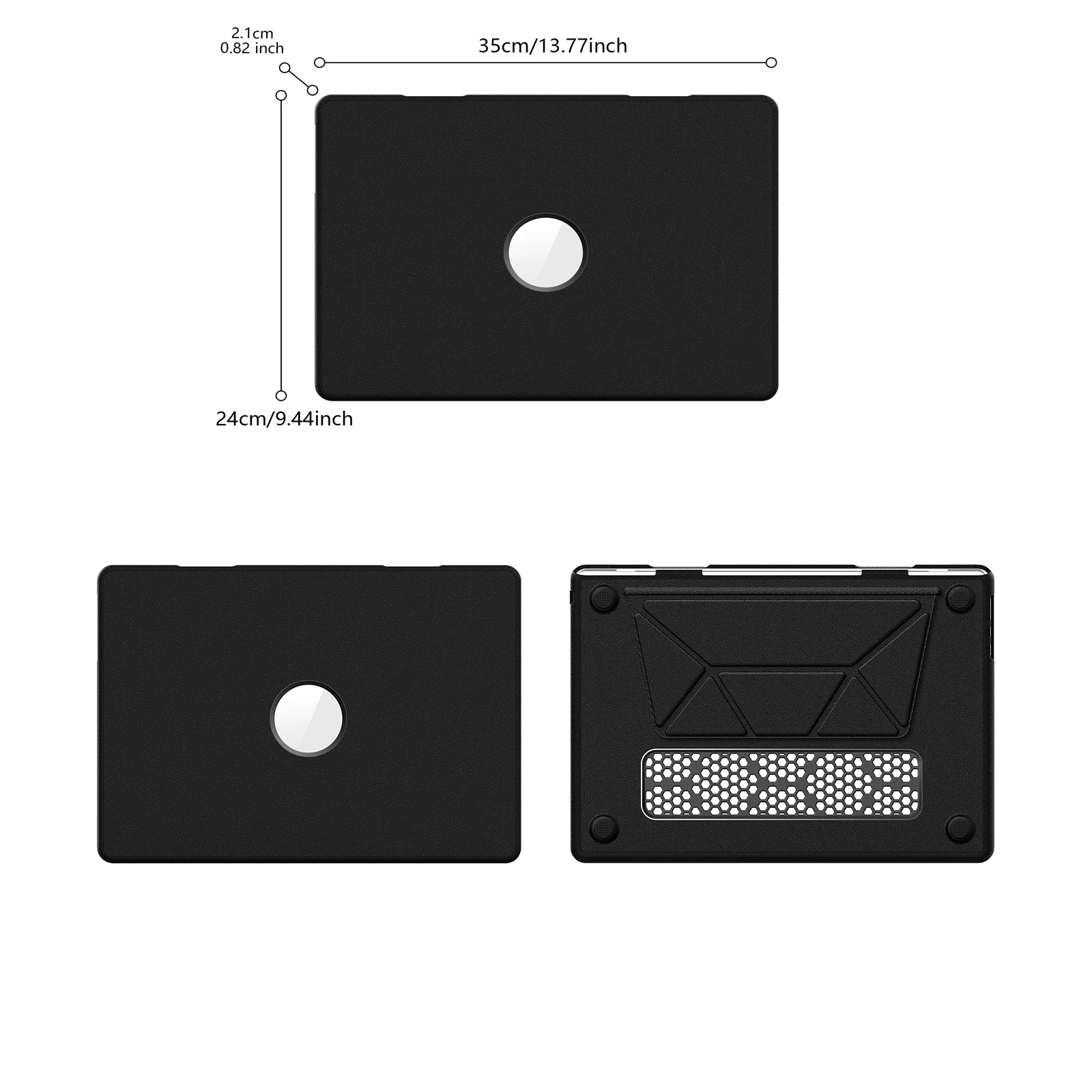 Laptop Case for Mac Book Pro 16 2021/2023/2024 Air 15 15.3inch Pro 14 Air 13.6 Stand Cover for M2/M3 A3113/M4 M1 Pro/M3 A2991