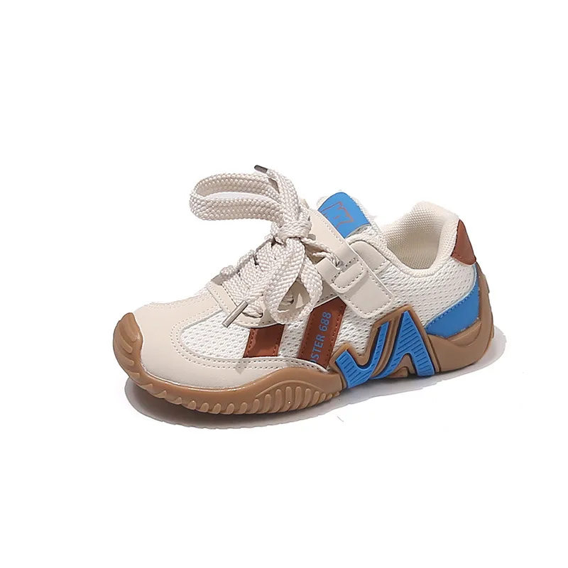 Spring New Children Running Sneakers Girls Candy Color Mesh Sneakers Boys Outdoor Sport Shoes