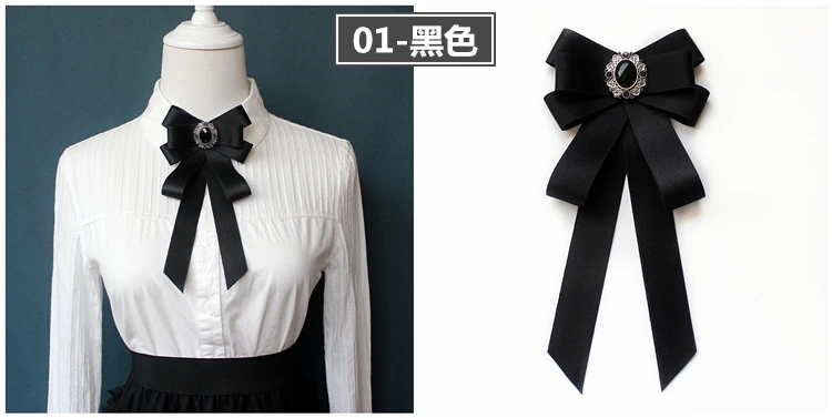 Handgemachte Mode Neue Schmetterling Knoten Band Diamant Bowtie College Weiß Strass Hemd Fliege Geschenk für Männer Zubehör – Detail 2