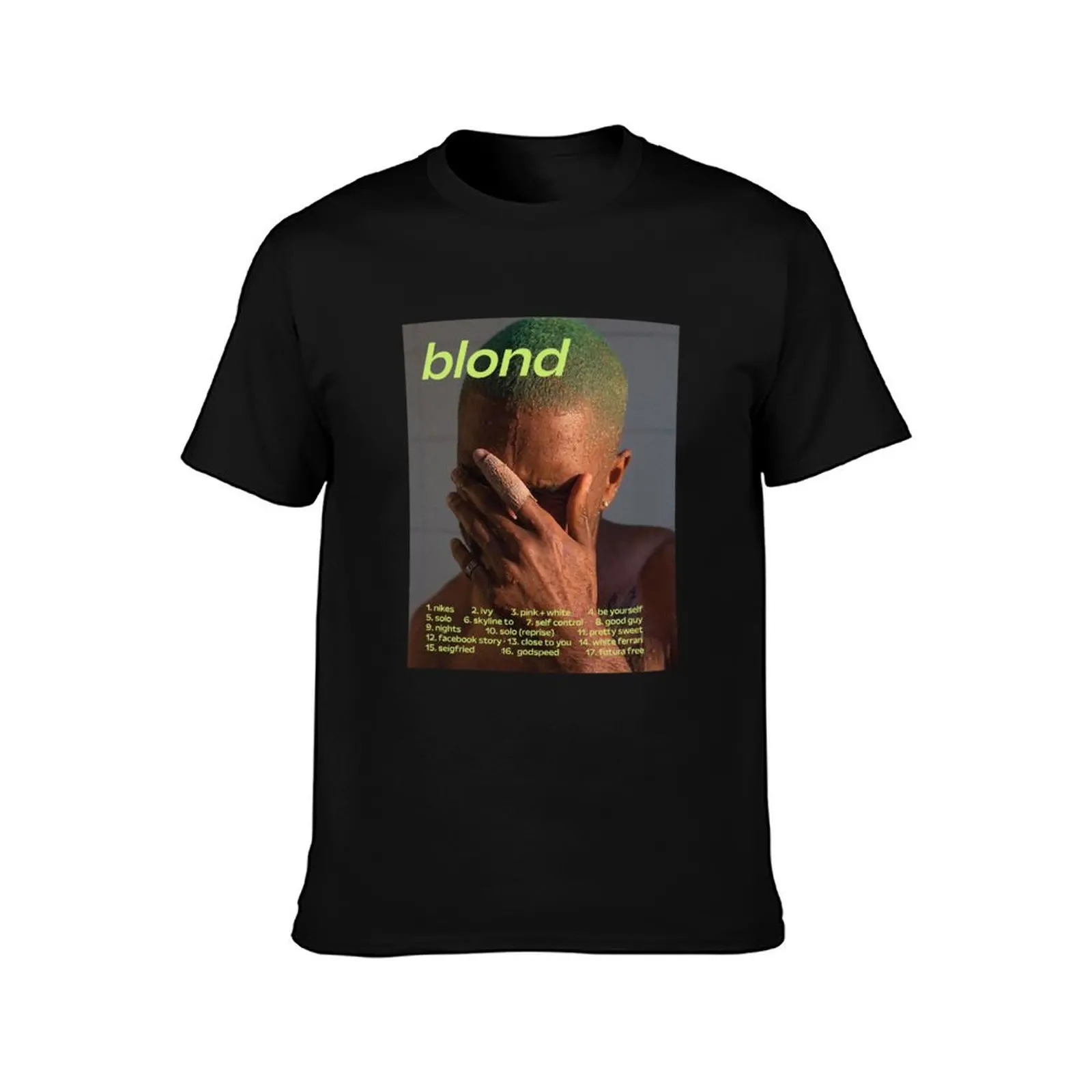 The Hidden Mystery Behind Frank Ocean Blond T-Shirt All Match Basic Short Sleeve Top T-Shirt