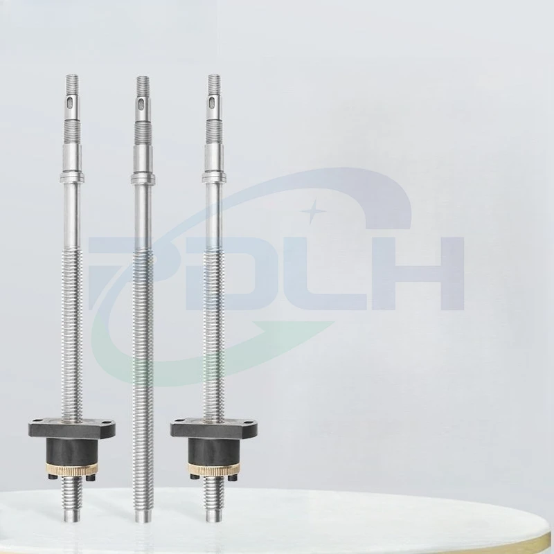 1PCS M18x3x380mm Lead Screw with Nut Brass Bushing Wire Drum Screw Rod for Wire EDM Parts In Stock