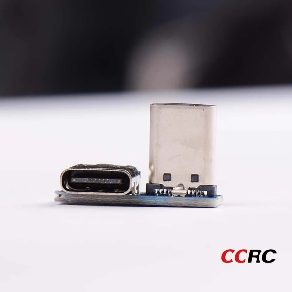 Type-C Right-Angle Conversion FC Sky End Adjustment Adapter Board for FPV Skycrossing Car with HD Video Transmission