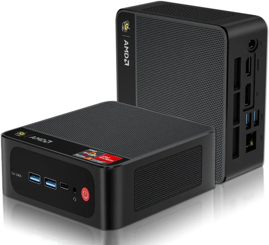 

SER5 Mini Pc,AMD Ryzen 5 5500U (6 C / 12T,up to 4.0 GHz),Mini Computer with 16 GB DDR4 / 500 GB NVMe SSD