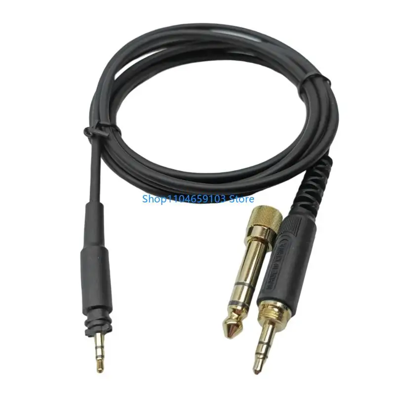 Extensão do fone ouvido som reposição 3,5 mm a 2,5 mm com conector 6,35 mm para SRH840A