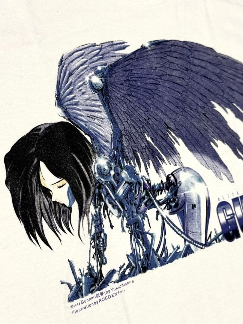 Battle Angel Alita GUNNM Anime Y2K Aesthetics Graphic T-Shirt Cotton Men Women Streetwear Tee