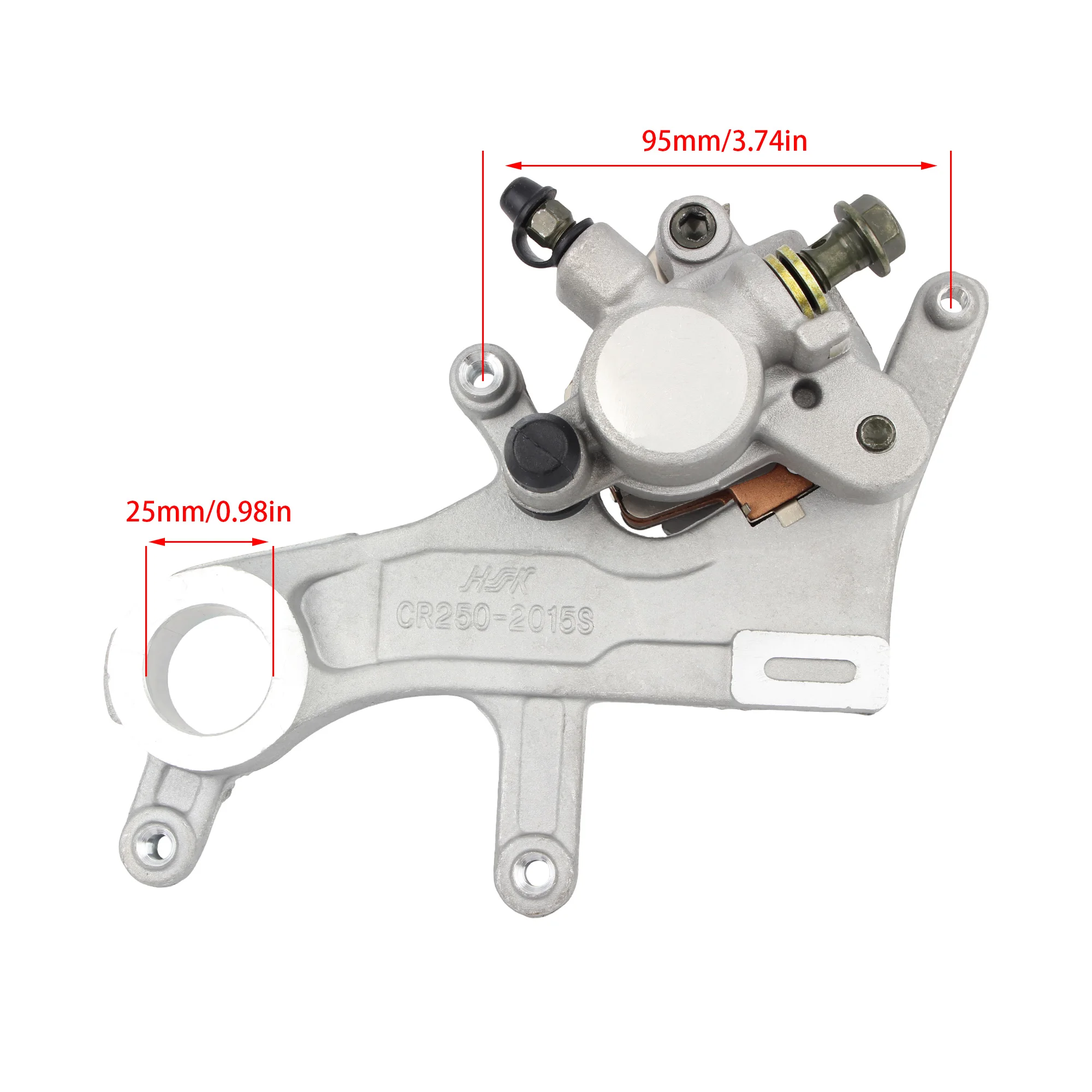 For Honda ​CR125 CR250 CRF250R CRF250X CRF450R CRF450X KAYO T4 T6 MX6 Motocross Rear Brake Caliper With Brake Pads Accessories - view 2