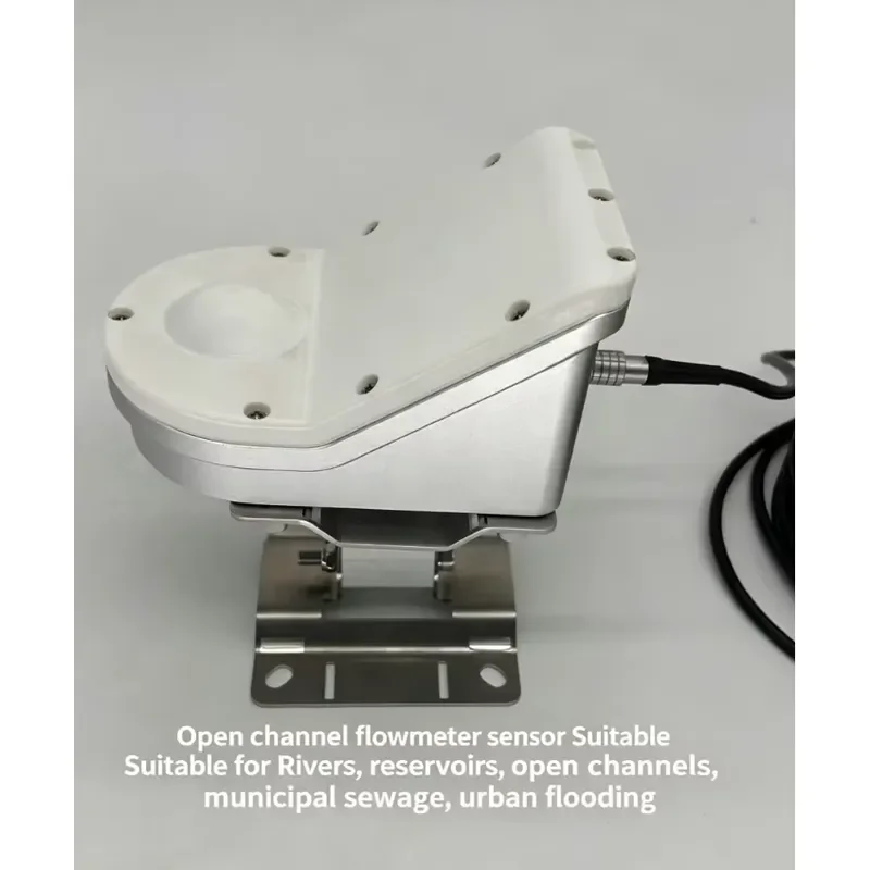 3 in 1 Open Channel Irrigation 20m Level 24Ghz Sewage River Current Speed Meter Water Flow Radar Velocity Sensor
