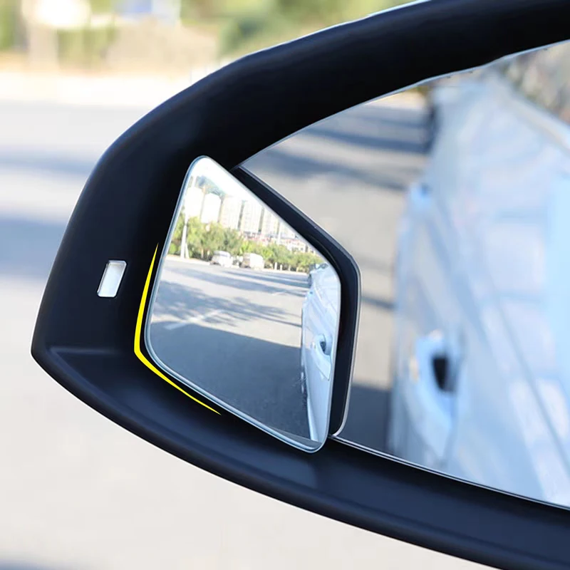 Car Frameless Diamond Blind Spot Rearview Mirror, 360° Adjustable Convex Rearview Mirror, High-Definition Wide-Angle Reversing - view 5