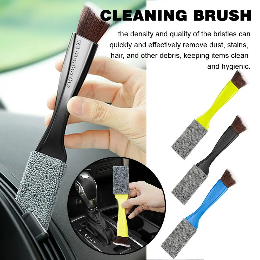 Car Cleaning Brush Car Air-Conditioner Outlet Cleaning Multi-purpose Removal Dust Tool Access Dust Soft Brush Interior Clea X8K5