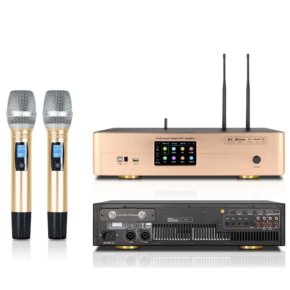Professional 3 in 1 Multifunction  stage Public Address System 450w Constant Voltage audio PA Power Amplifier