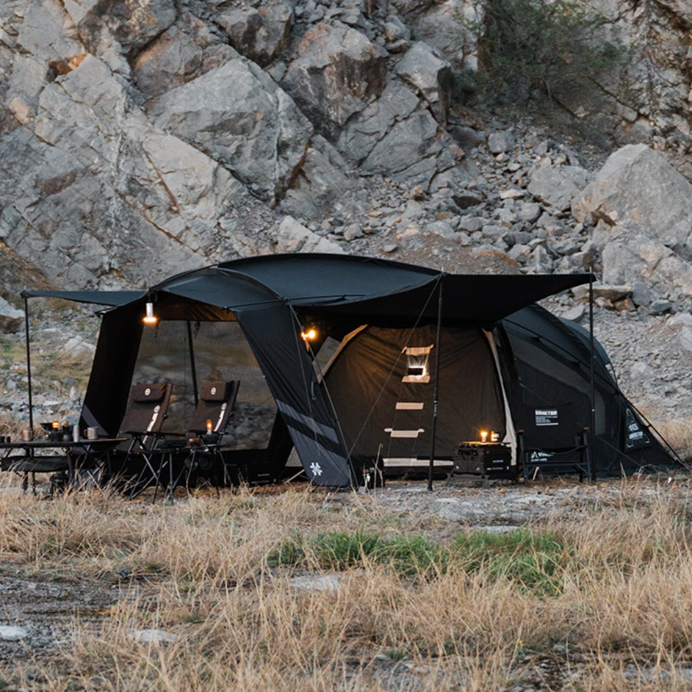 Camping Tarp Canopy Camping Tent, UV Protection, Waterproof, Mosquito Proof, Outdoor Sun Shelter Tent