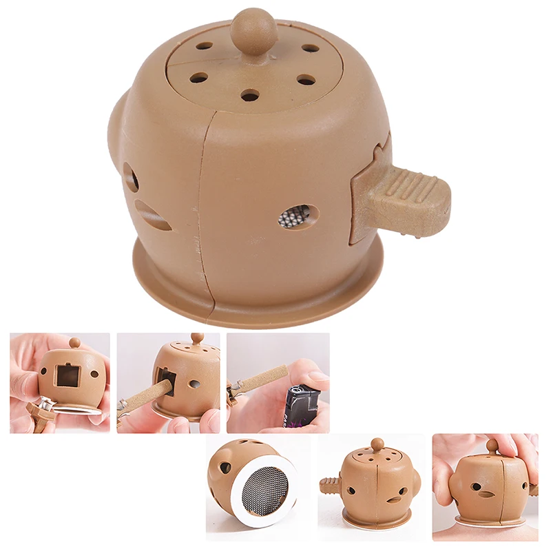 Moxibustion Box Chinese Moxa Sticks Burner Heating Massage Acupuncture Moxa Tube