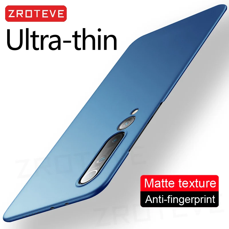 Mi10 Case Zroteve Ultra Slim Frosted Hard PC Cover For Xiaomi Mi10 Mi9 SE Mi9T Mi10T Xiomi Mi 10 9 9T 10T Pro Note 10 Lite Cases