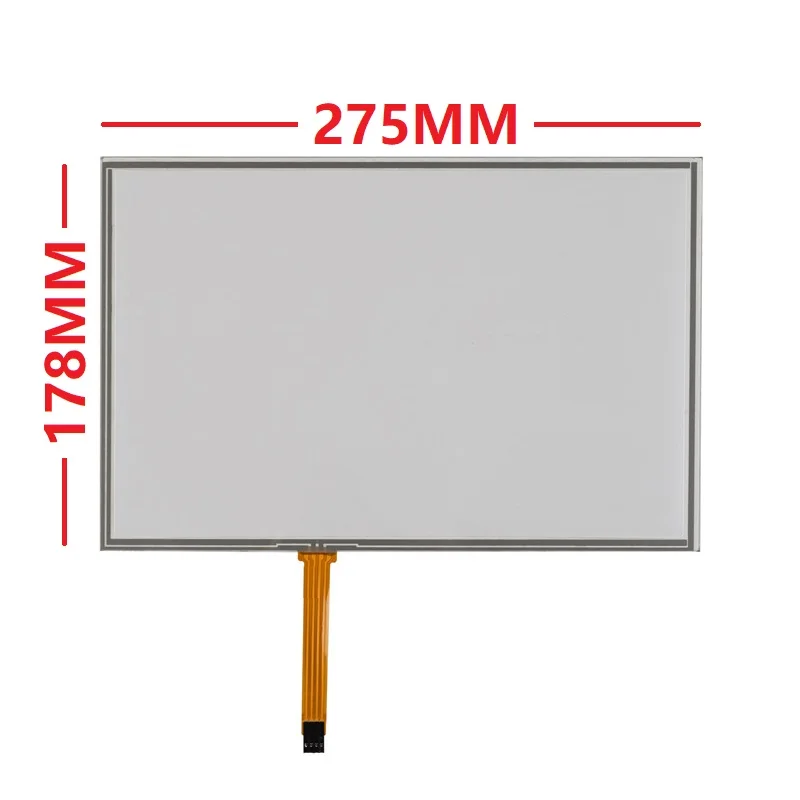 

12.1inch 4 Wire 275*178mm Resistive Touch Screen Glass Sensor Panel Digitizer 275x178mm