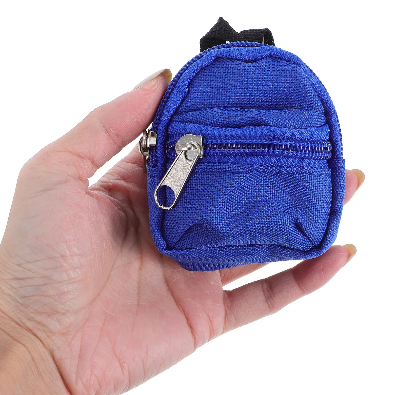 

10 шт. миниатюрных рюкзаков с застежкой-молнией для девочек, аксессуары для ролевых игр, компактный и прочный дизайн, подходят для мини-школьных сумок, детские.