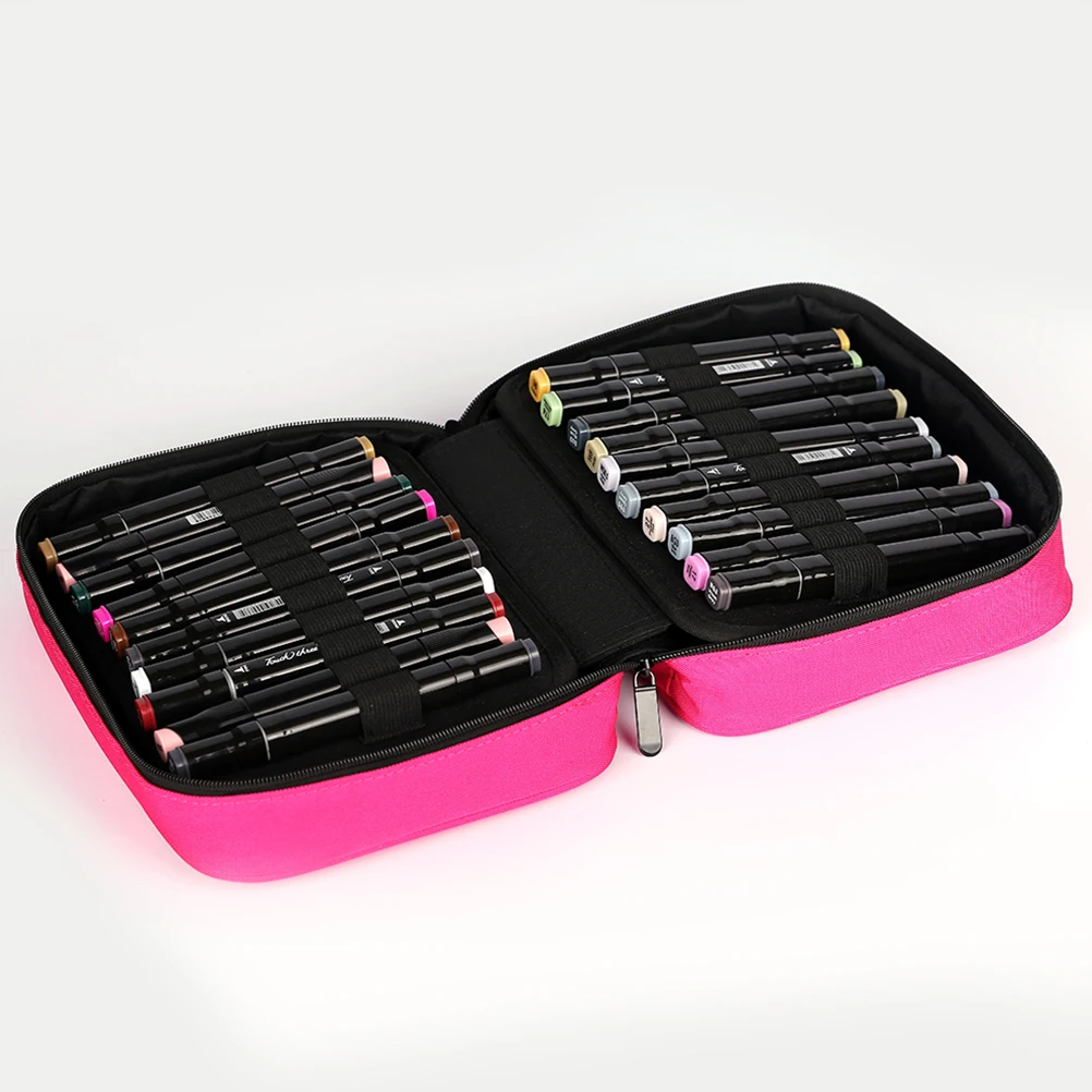 

Pencil Case Stationery Bag Suitcase Pouch Kawaii Marker Storage Organizer Oxford Cloth Big Capacity