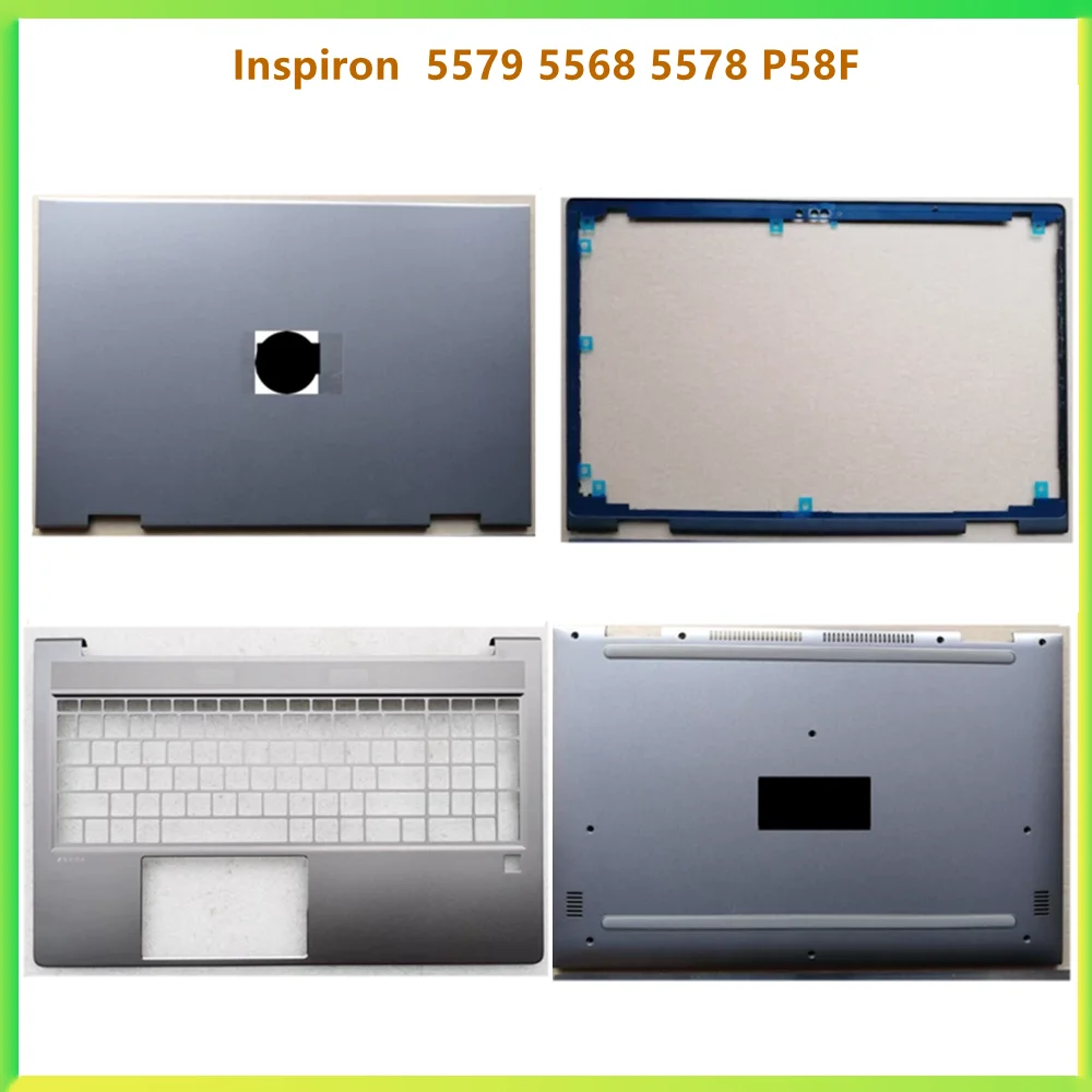 

New Laptop LCD Back Bezel Front Frame Palmrest Upper Bottom Cover Case For DELL Inspiron 15MF 5000 5579 5568 5578 P58F shell