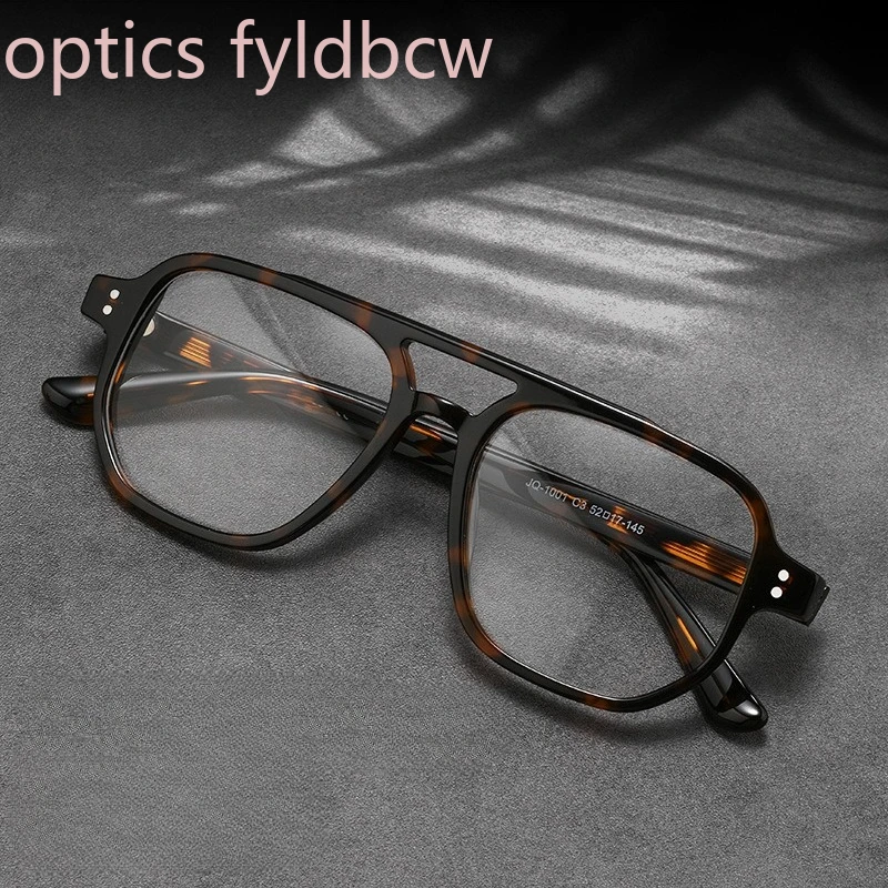 Eyeglasses Blue Light Blocking Frame Unisex 52-17-145 Outdoor Driving Aviator Oversized Square Lightweight Comfortable Durable