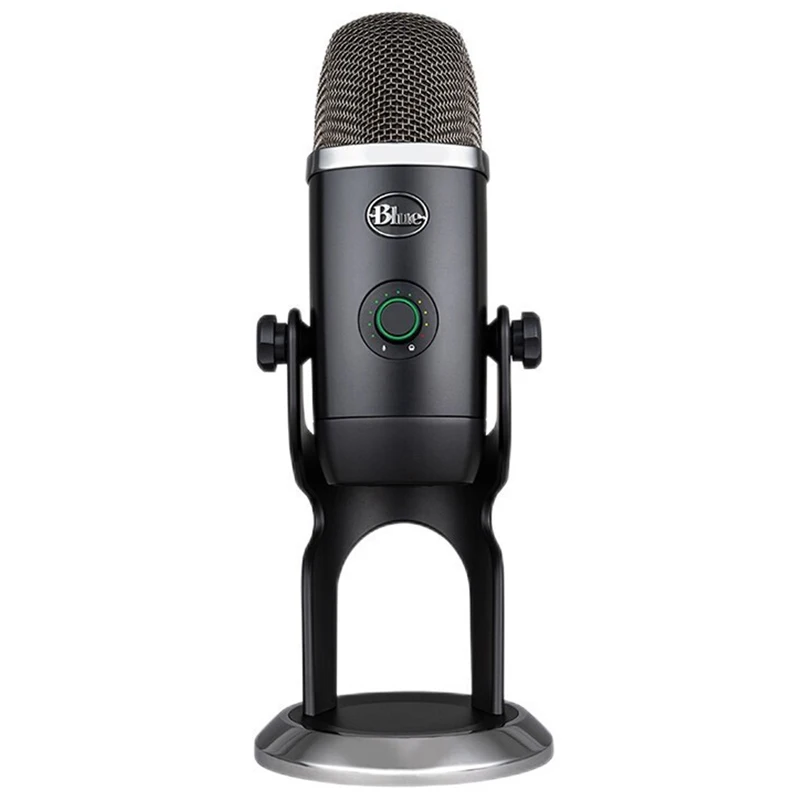 

Logitech Blue Yeti X Original 100% Professional Condenser USB Microphone With High-Res Metering LED Lighting & Blue VO!CE Effect