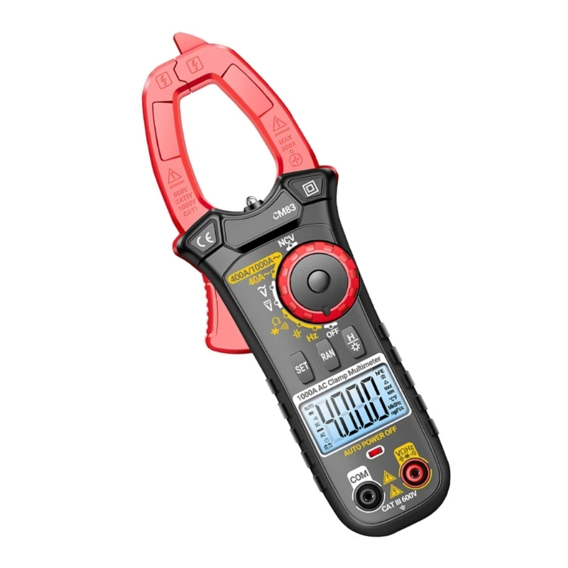 High Precisions Clamp Meter Portable Digital Clamp Multimeter for Large Current Measurement Up To 6000A with Data Logging