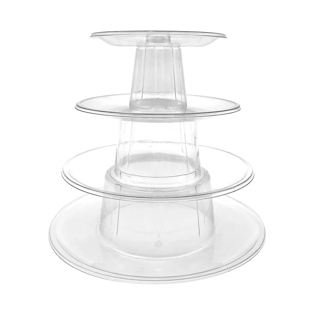 Transparente Hochzeit Cupcakes Rack Party Tabletop Desserts Halterung Tragbare Macarons Organizer Halter Küche Zubehör