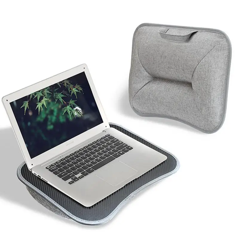 Laptop Desk For Lap Soft And Comfortable Multifunctional Small Laptop Desk With Cushion And Filled With Foam Particles For Work