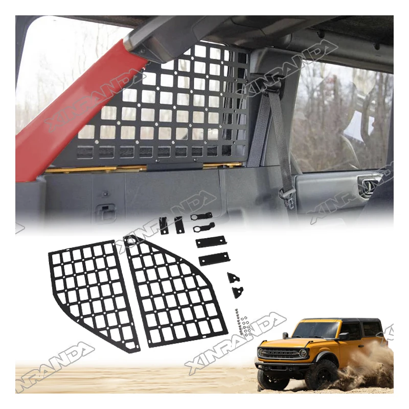 

4X4 Off Road Bronco аксессуары кронштейн для хранения заднего стекла для Ford Bronco 2021 2 двери 4 двери
