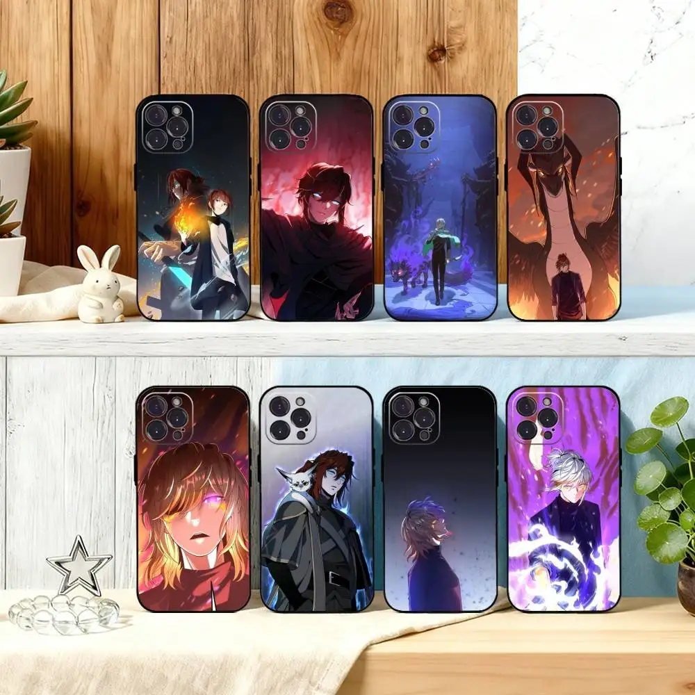 

Anime T-The Beginning After End Phone Case For iPhone17,16,15,14,13,12,Plus,Pro Max, 5G Others Soft Black Cover