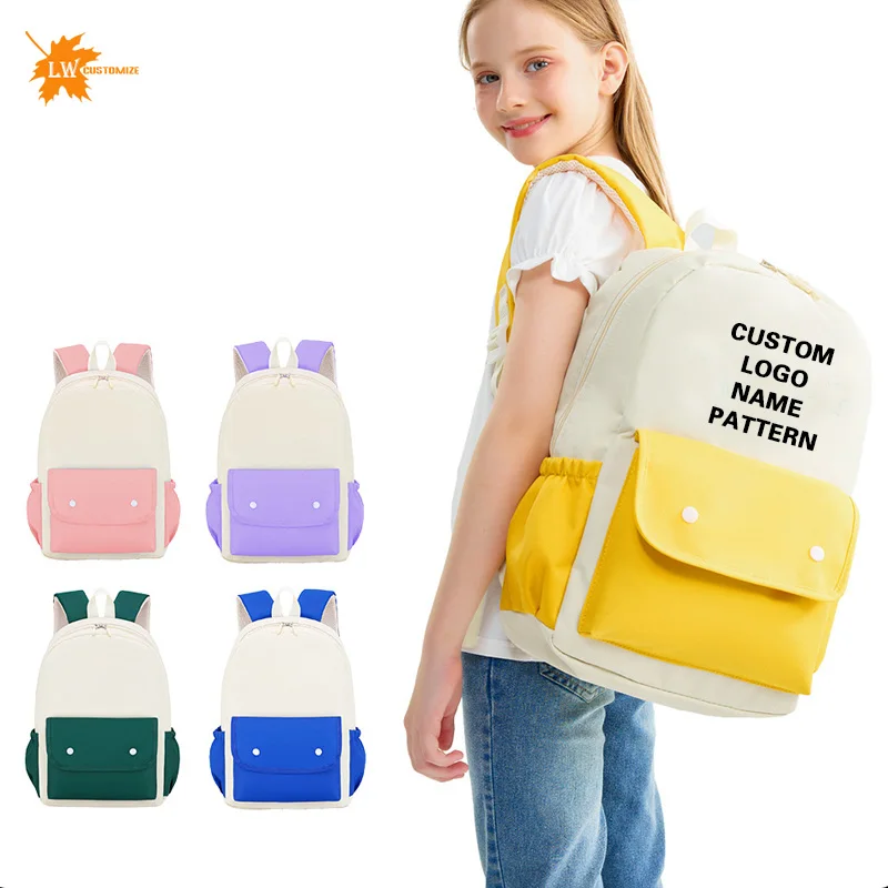 

Customized Logo For Student Backpacks Tutoring Class Backpack Printing Advertisement Wholesale Backpack Personalized DIY