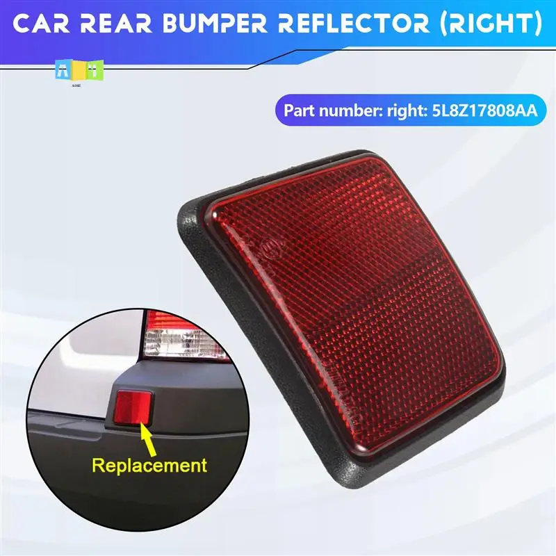 

A04E-отражатель заднего бампера автомобиля, светильник заднего бампера для Ford Escape Kuga Maverick 2005 2006 2007