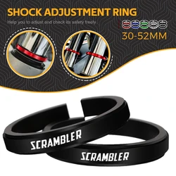 For DUCATI Scrambler 800 400 Motorcycle Adjustment Shock Absorber Auxiliary Rubber Ring CNC Accessories Fit 30MM-52MM