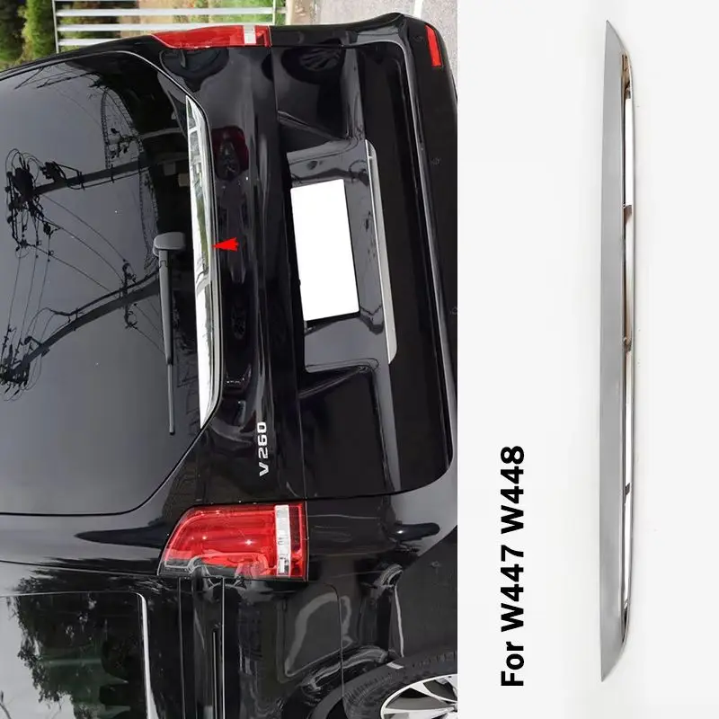 For Mercedes Benz V Class W447 W448 V220 V260 V250 V300 A4476940082 Trunk Rear Door Tailgate Chrome Trim Molding