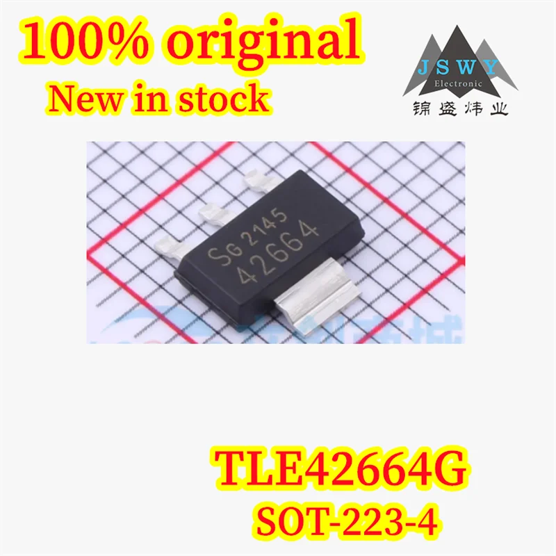 (5/20PCS) 100% new TLE42664G TLE42664 SOT-223 low dropout fixed voltage regulator original spot chipset