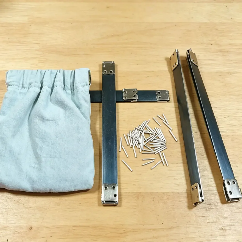 5PCS DIY Metal Internal Flex Frames Clasp Bag Purse Handbag Sewing Internal Replace Hinges Spring Clip Repair Accessories