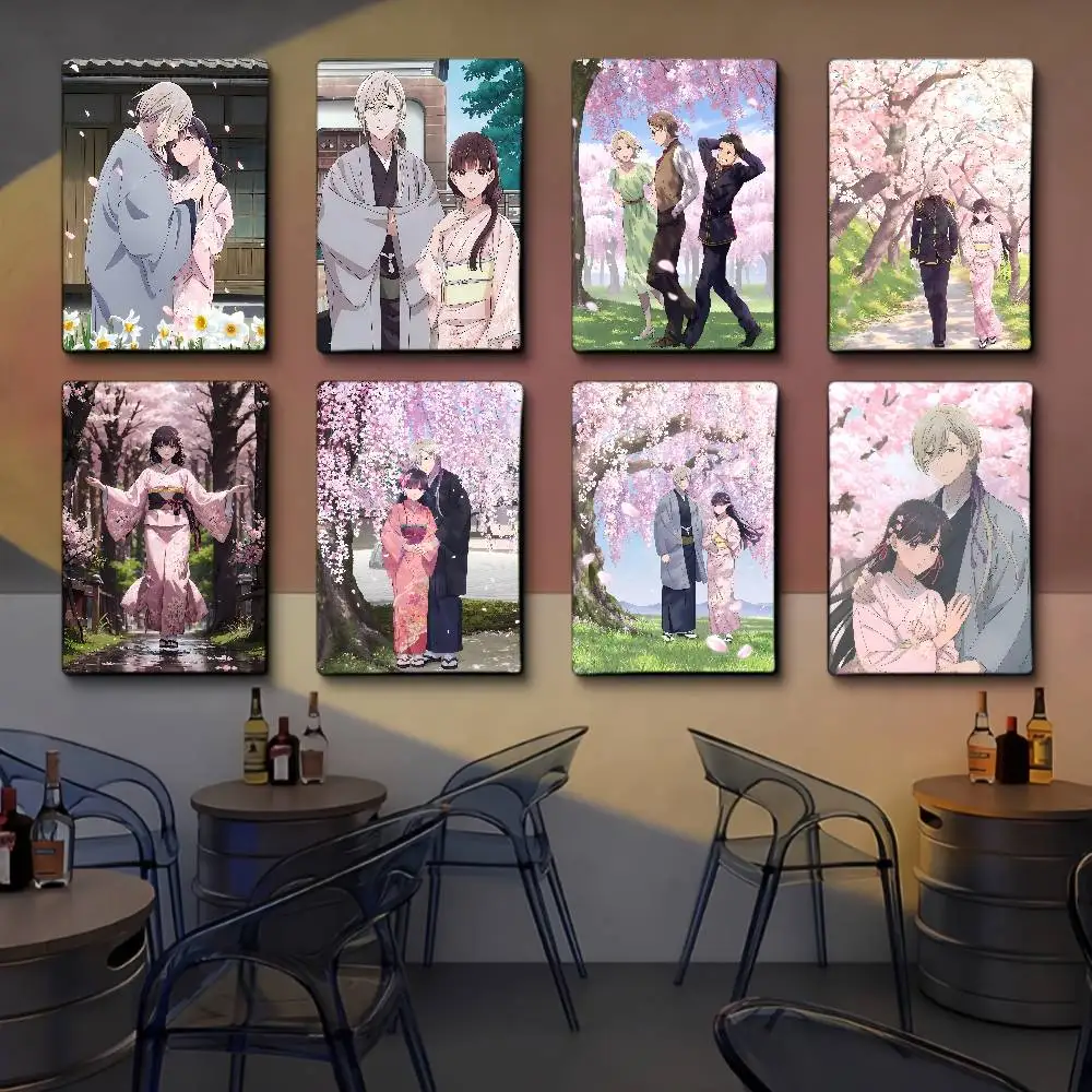 Cartoon My Happy Marriage Movie Sticky Posters Vintage Room Bar Cafe Decor Nordic Home Decor