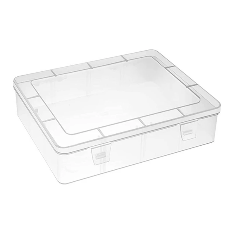 Small Bead Organizers Box 13Pieces Plastic Storage Cases Mini Clear Bead Storage Containers Boxes PP With Hinged Lid