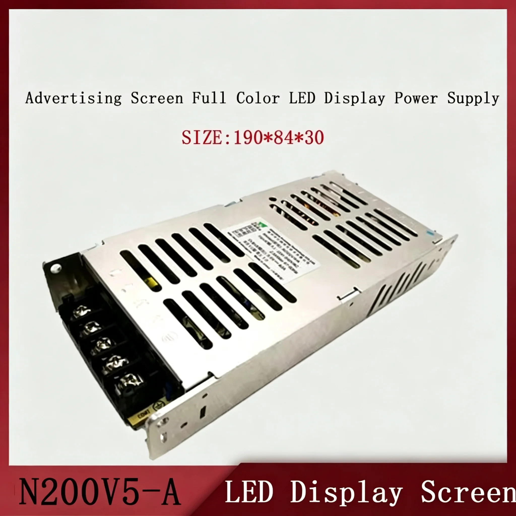 N200V5-A 200W LED Display Power Supply AC Input 200 240V for Full Color LED Electronic Advertising Screen Sign